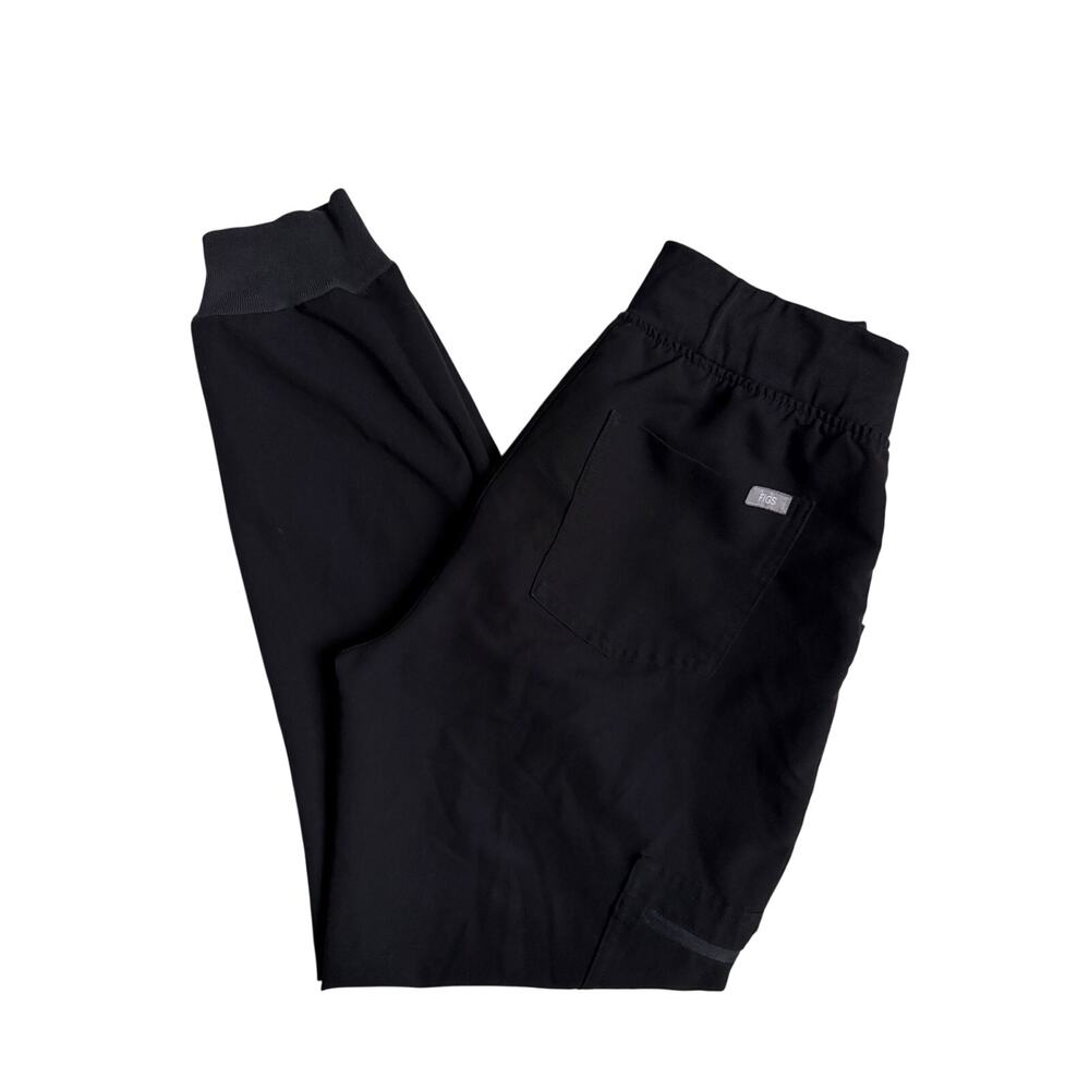 FIGS Zamora High-Rise Jogger Scrub Pant (Black) - Small